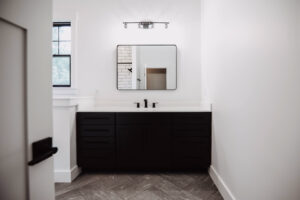 Vanity in new custom home located in western Ohio.