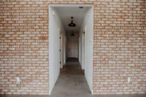 Hallway in custom home located in western Ohio.