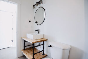 Bath in custom home located in western Ohio.